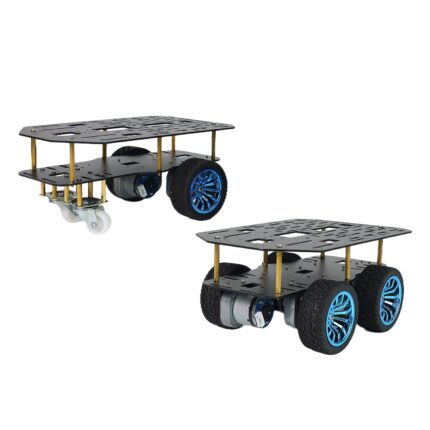 MSPM0 Smart Robot Aluminum Chassis Kit
