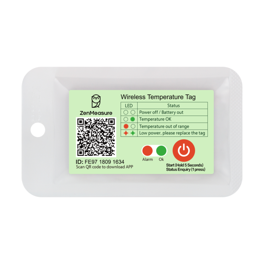 MOT-U202/7 Reusable Bluetooth Temperature Tag