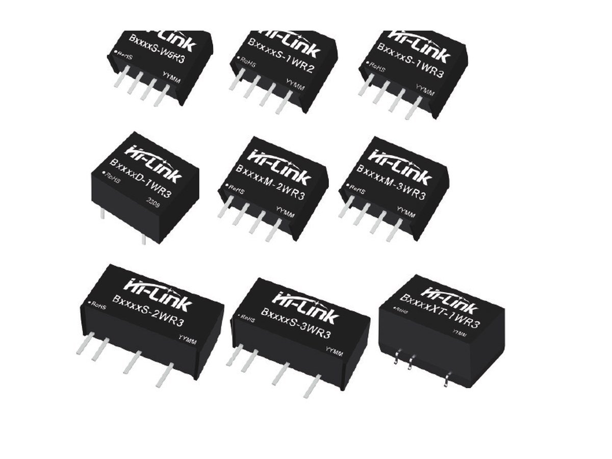 DC-DC Power Modules 0.5W to 15W: Isolated and Non-Isolated (SIP/DIP, 3.3 to 24 V)