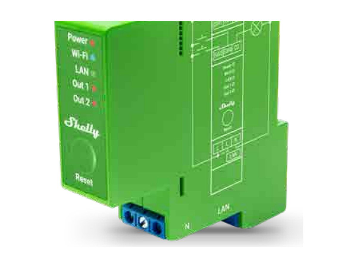 DIN-rail 2 channel dimmer