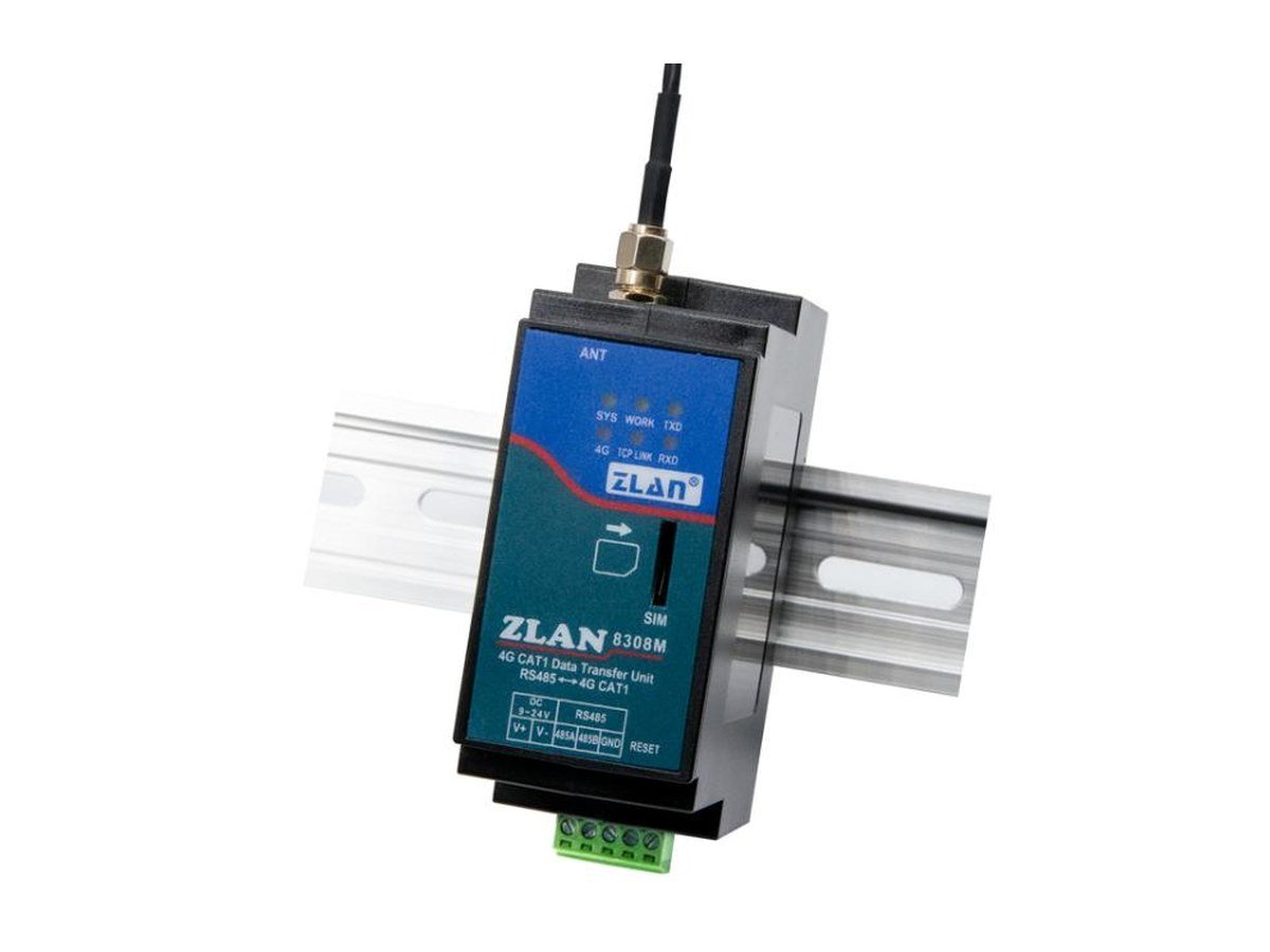 Rail mounted 4G DTU