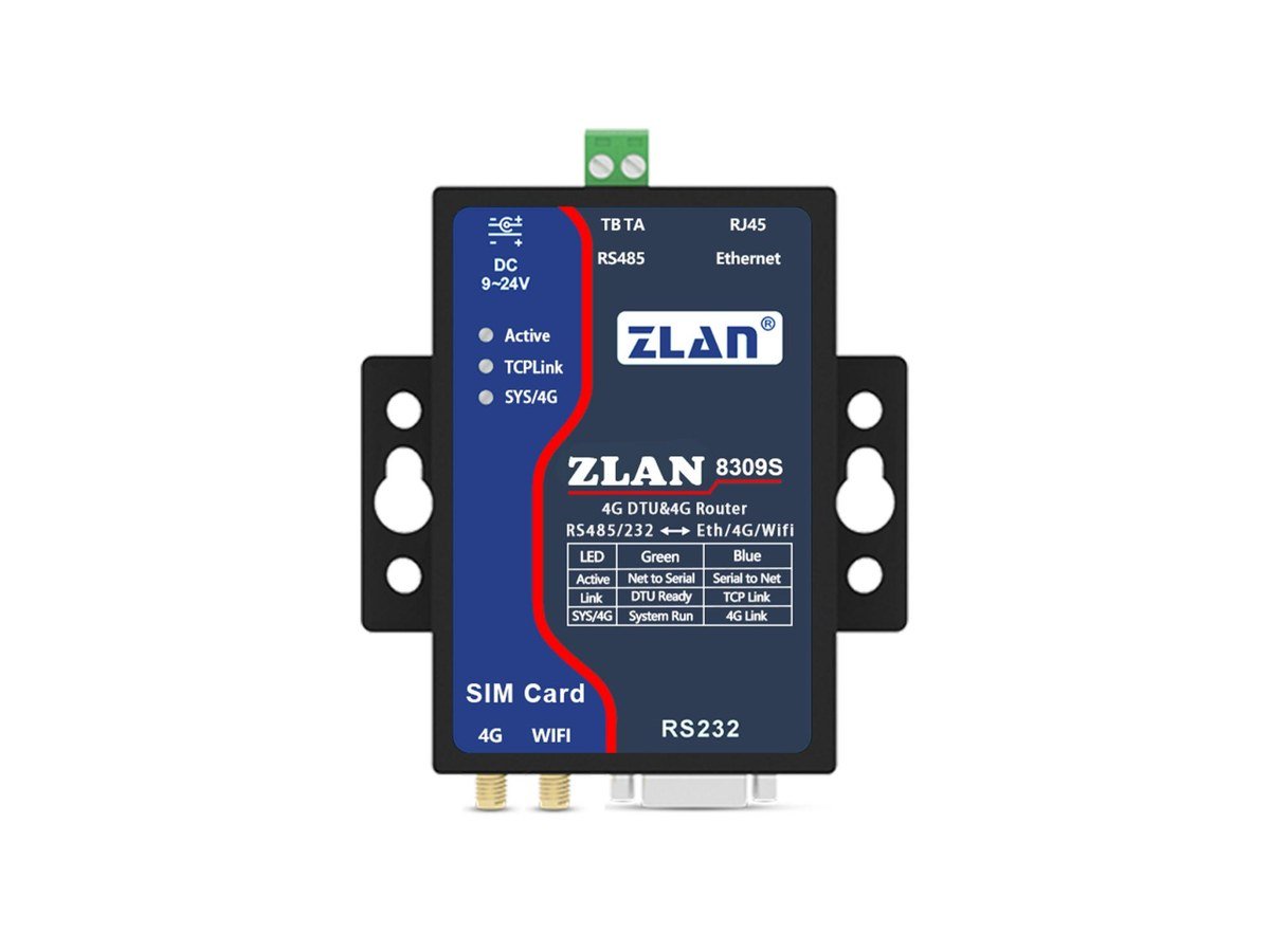 Compact 4G WiFi router and serial server