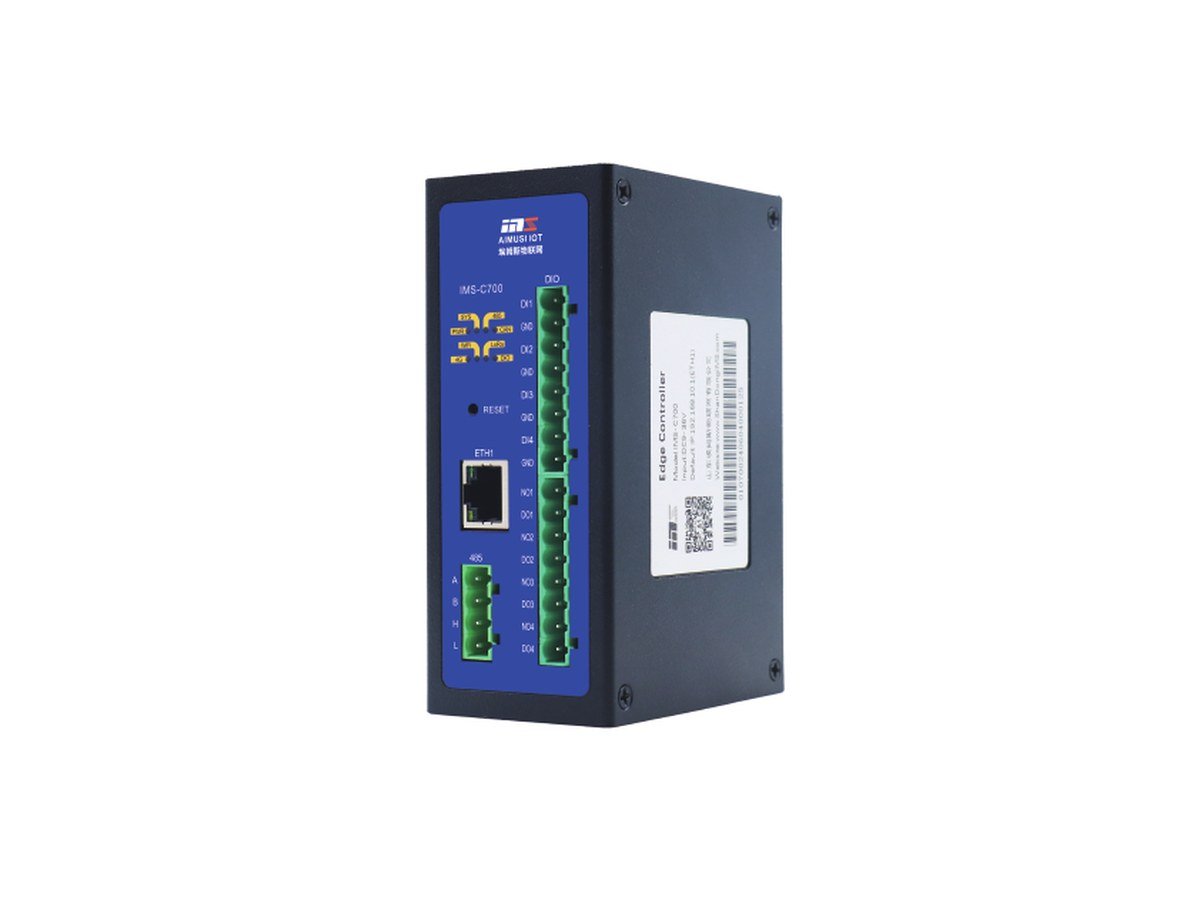 Edge controller with DIN-rail terminals