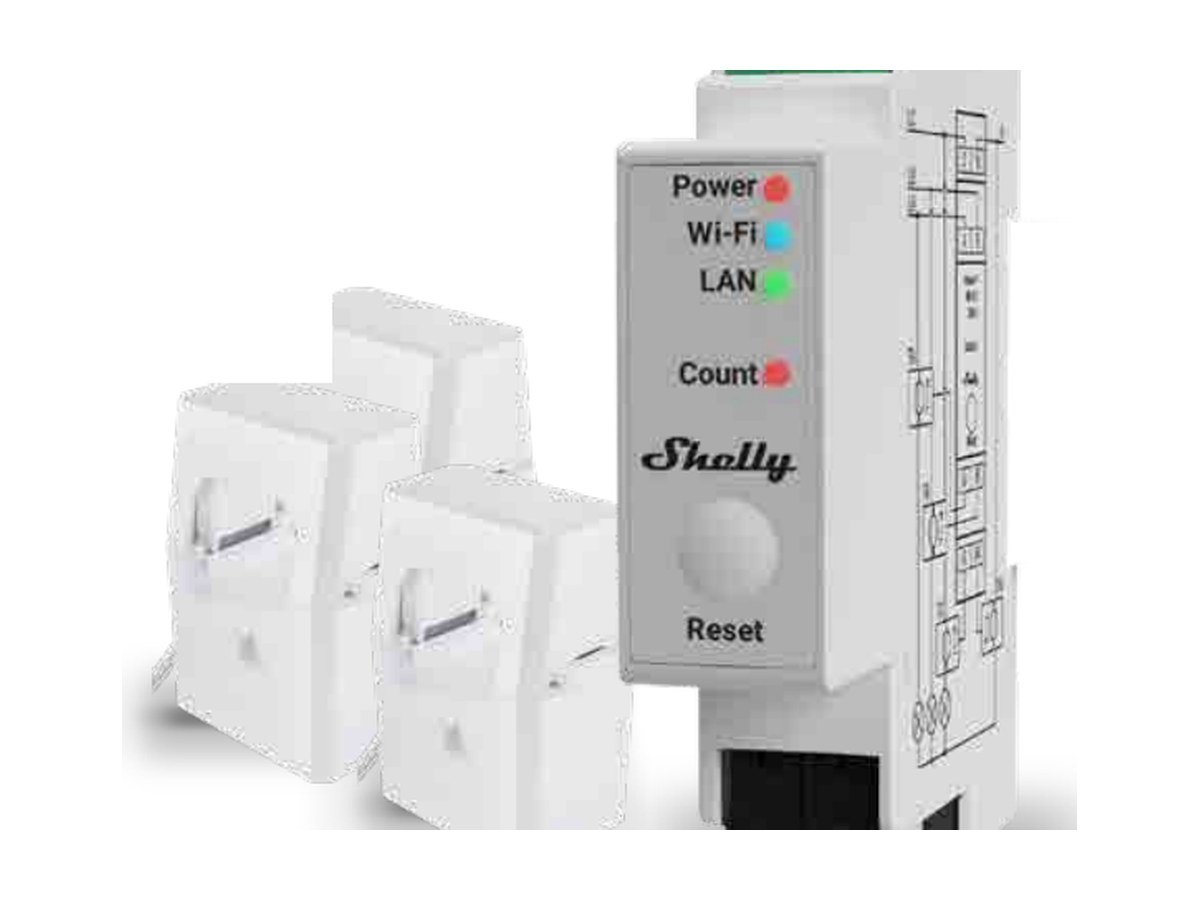 3-phase 400 A DIN-rail meter