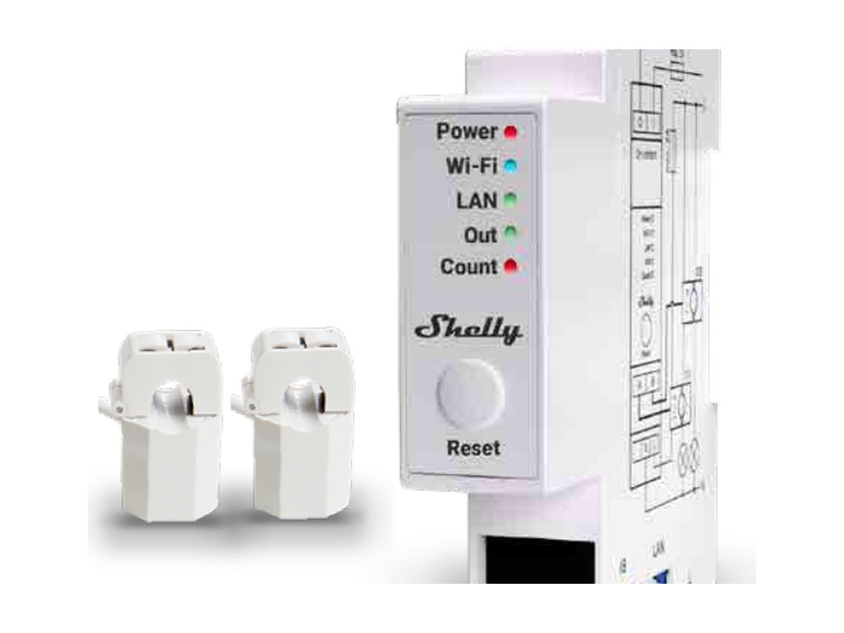 Professional DIN-Rail 3-Phase Energy Meters up to 400 A with LAN, Modbus and Current Clamps (RMS)