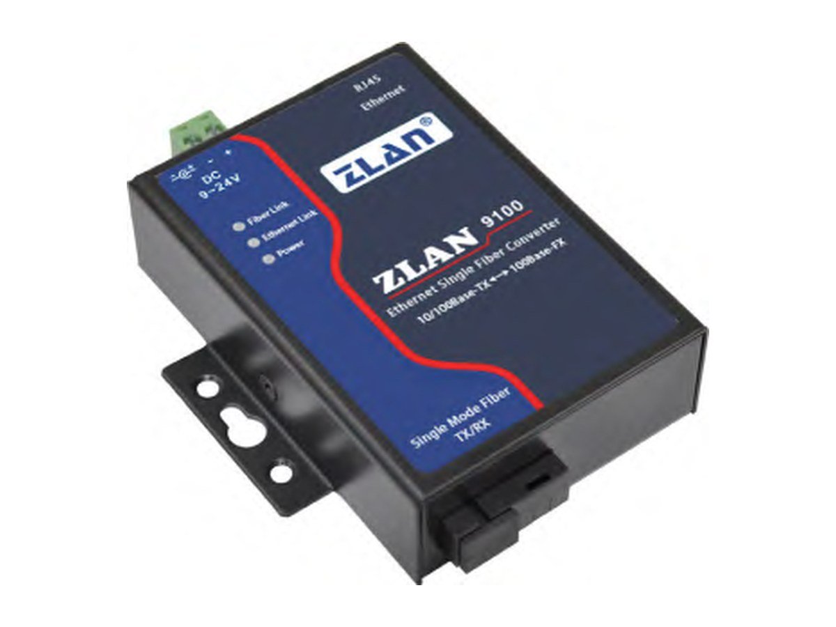 Optical Fiber Converters: Ethernet to Fiber and Serial to Fiber (Single-mode, 20 km)