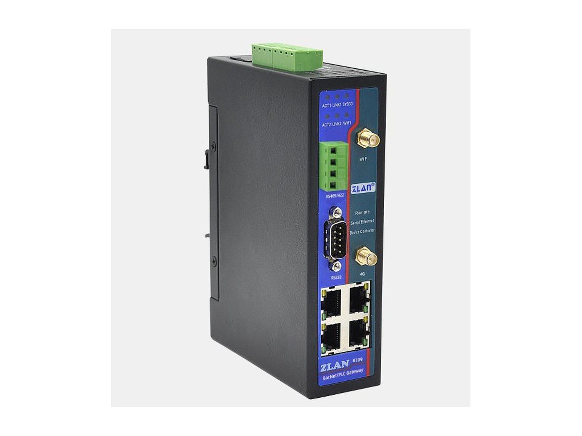 4G Industrial Routers, Multi-Port Gateways and Industrial Switches (4 LAN, WiFi, BACnet, Linux)
