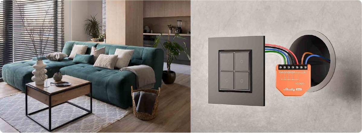 Wall switch scene control