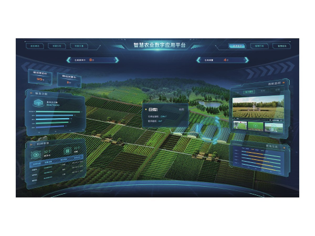 Platform screen for a farm