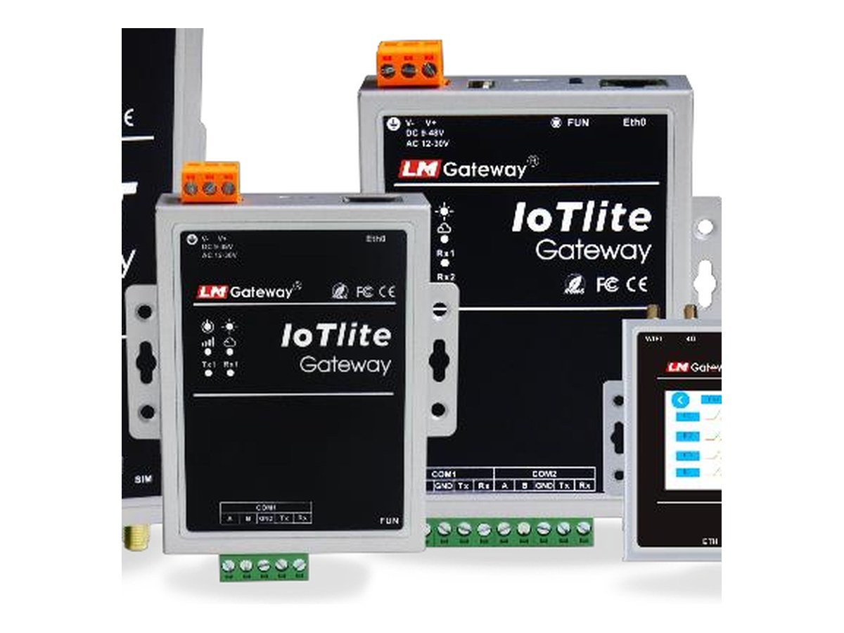 IoTlite Industrial IoT Gateway with Expandable I/O (RS485, Modbus, 4G, Wi-Fi)