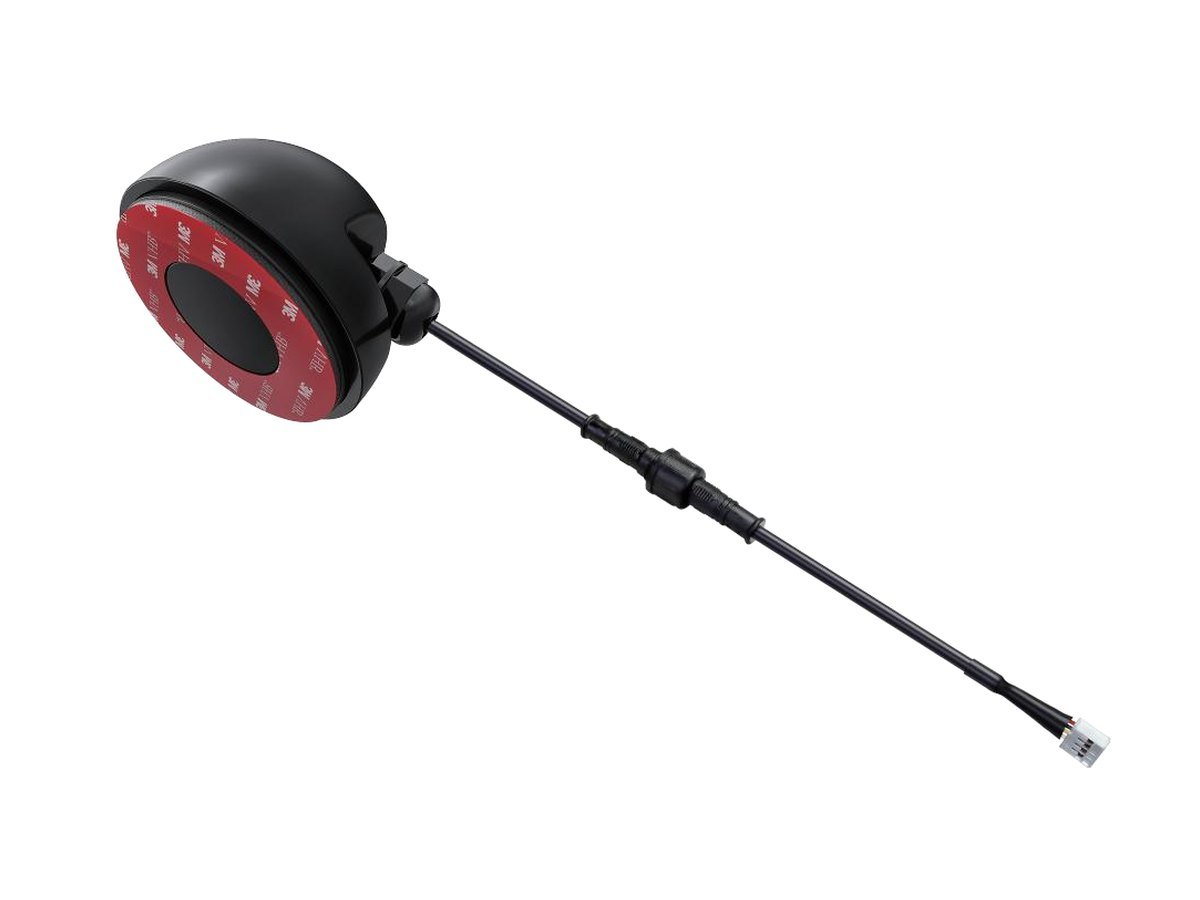 Laser distance sensor with light ring