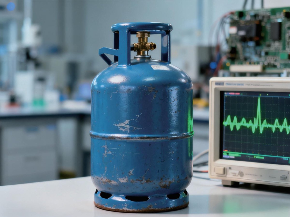 LPG cylinder level monitoring