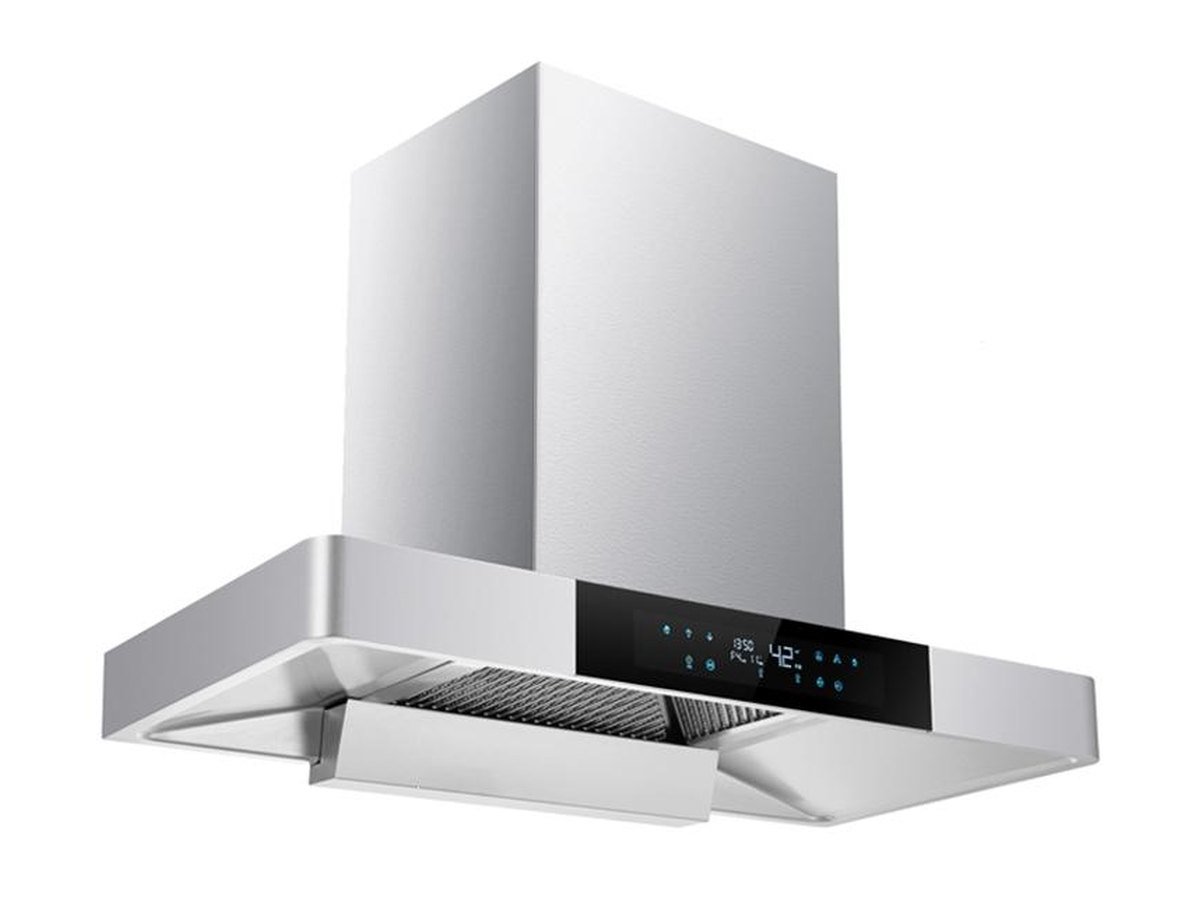 Kitchen hood with hand-scan sensing
