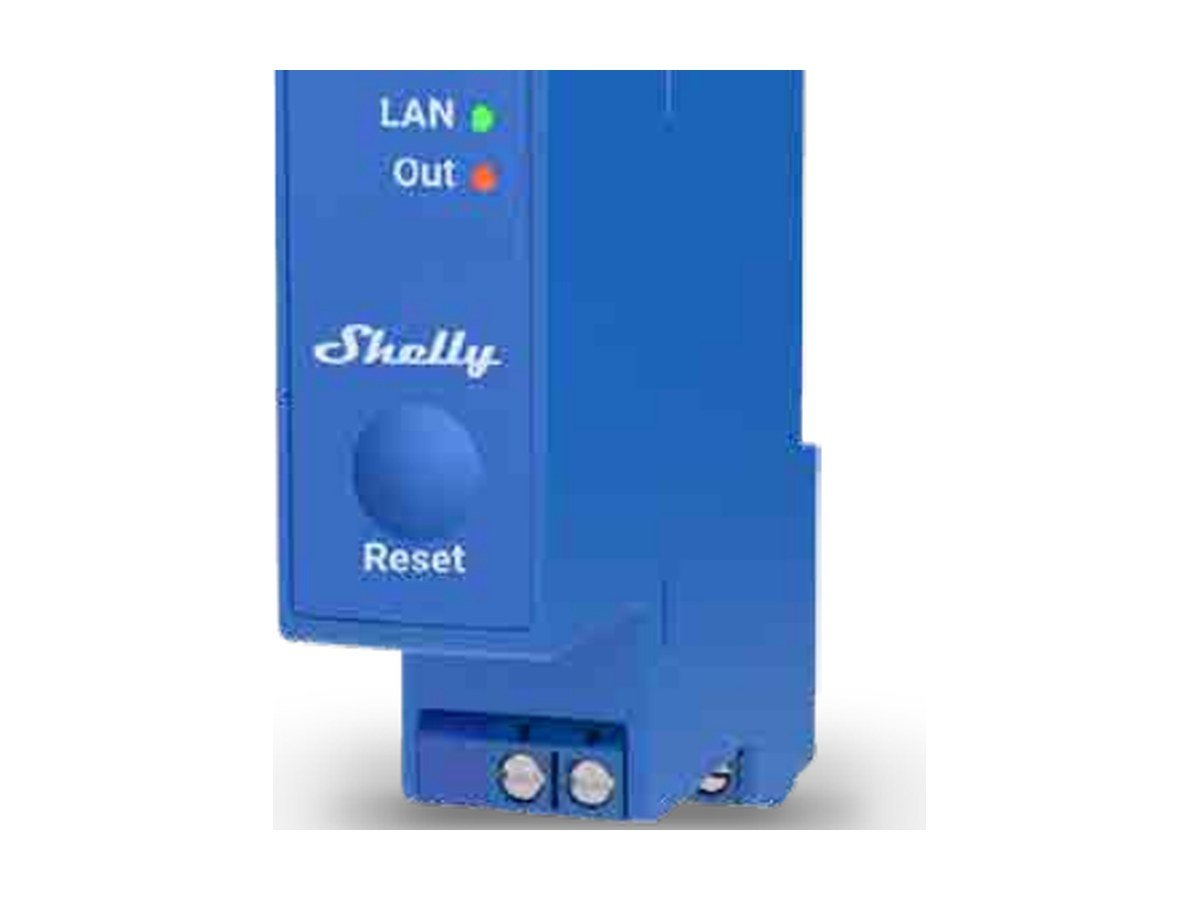 DIN-rail 1 channel relay with LAN