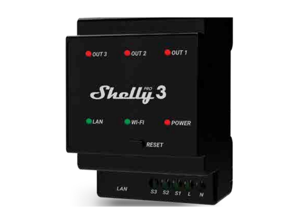 Smart 3 and 4-Channel DIN-Rail Relays with LAN (3 x 16 A, 48 A Total, Dual Cover Controller)