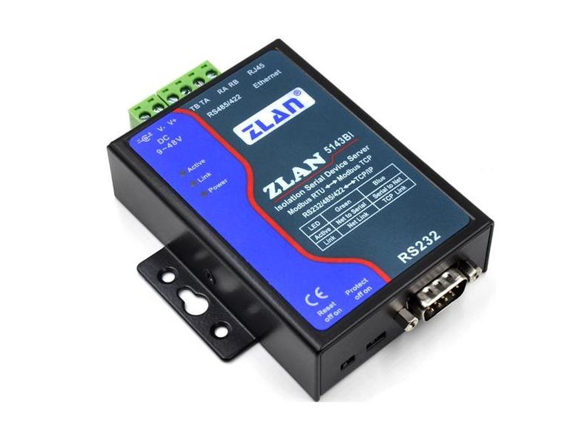 Single serial port server with serial isolation