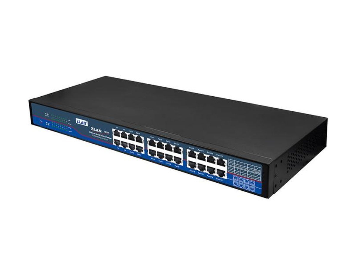 16-port 1U serial server