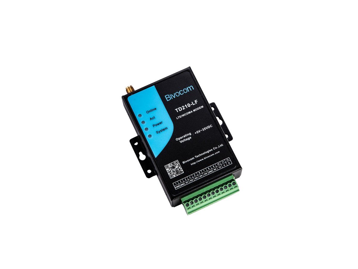 TD210 4G Cellular Modem with RS232 and RS485 (Modbus RTU, MQTT)