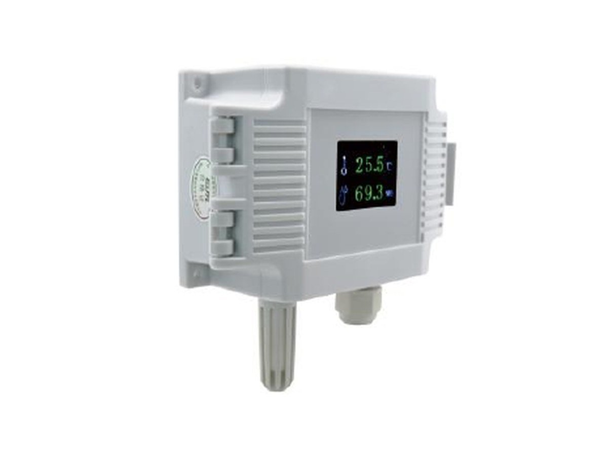 Duct temperature and humidity transmitter