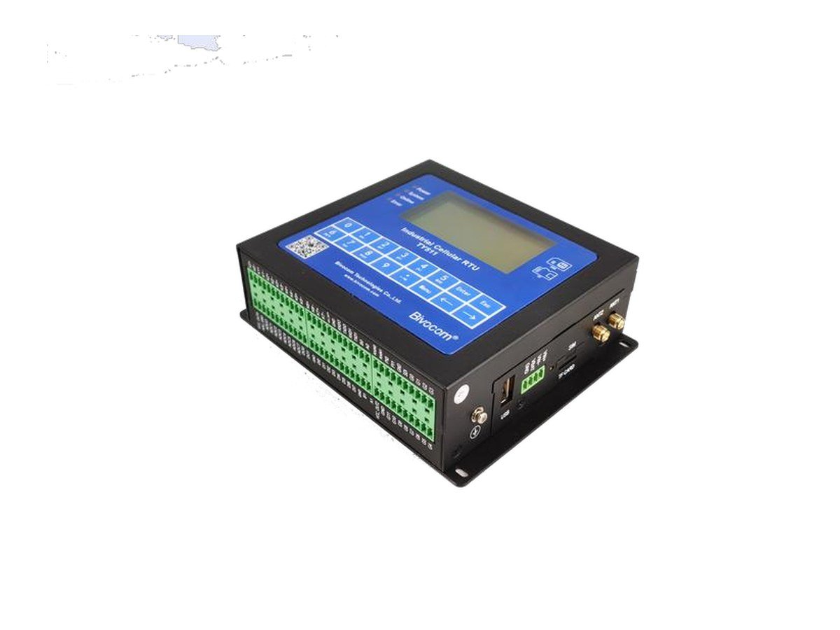 TY511 4G Cellular RTU with LCD, 8 Digital Inputs, 8 Relays and 8 Analogue Inputs