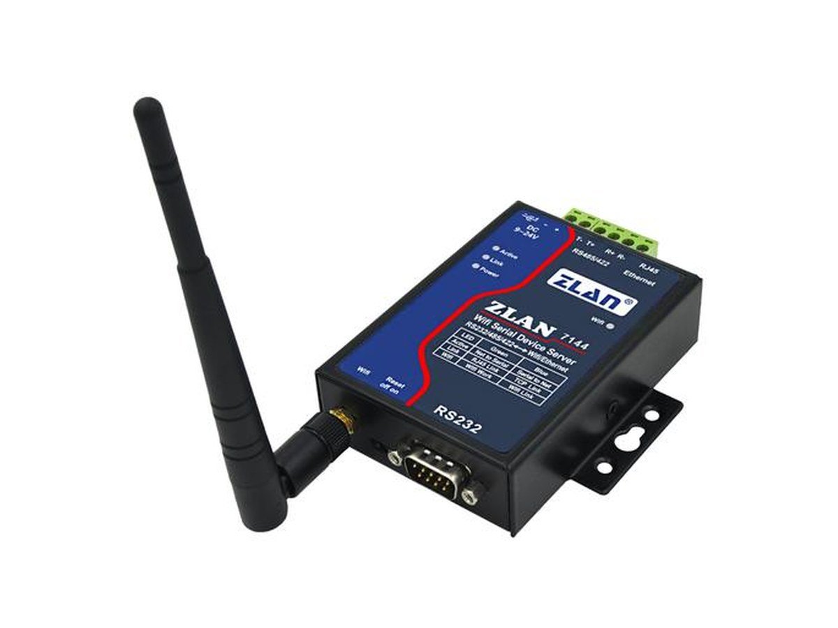 WiFi serial server with network port