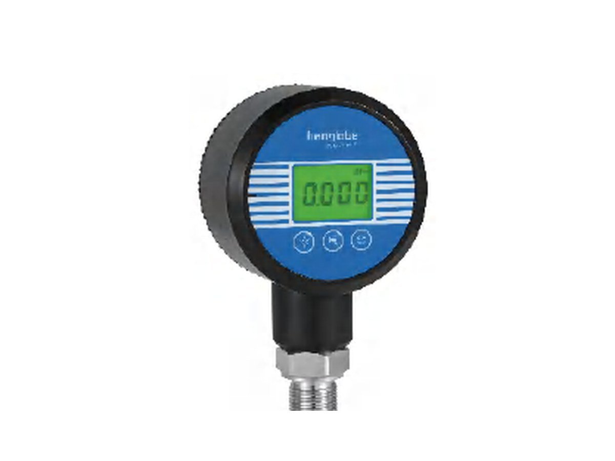 Wireless pressure gauge with LCD